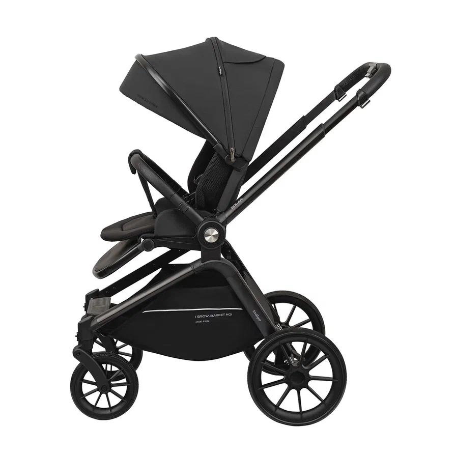 Коляска 2 в 1 Indigo SOLAR черный