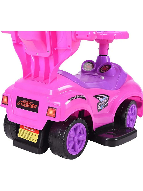 Детская каталка Sevillababy Mega Car 3 в 1 с ручкой BC202 pink/розовый