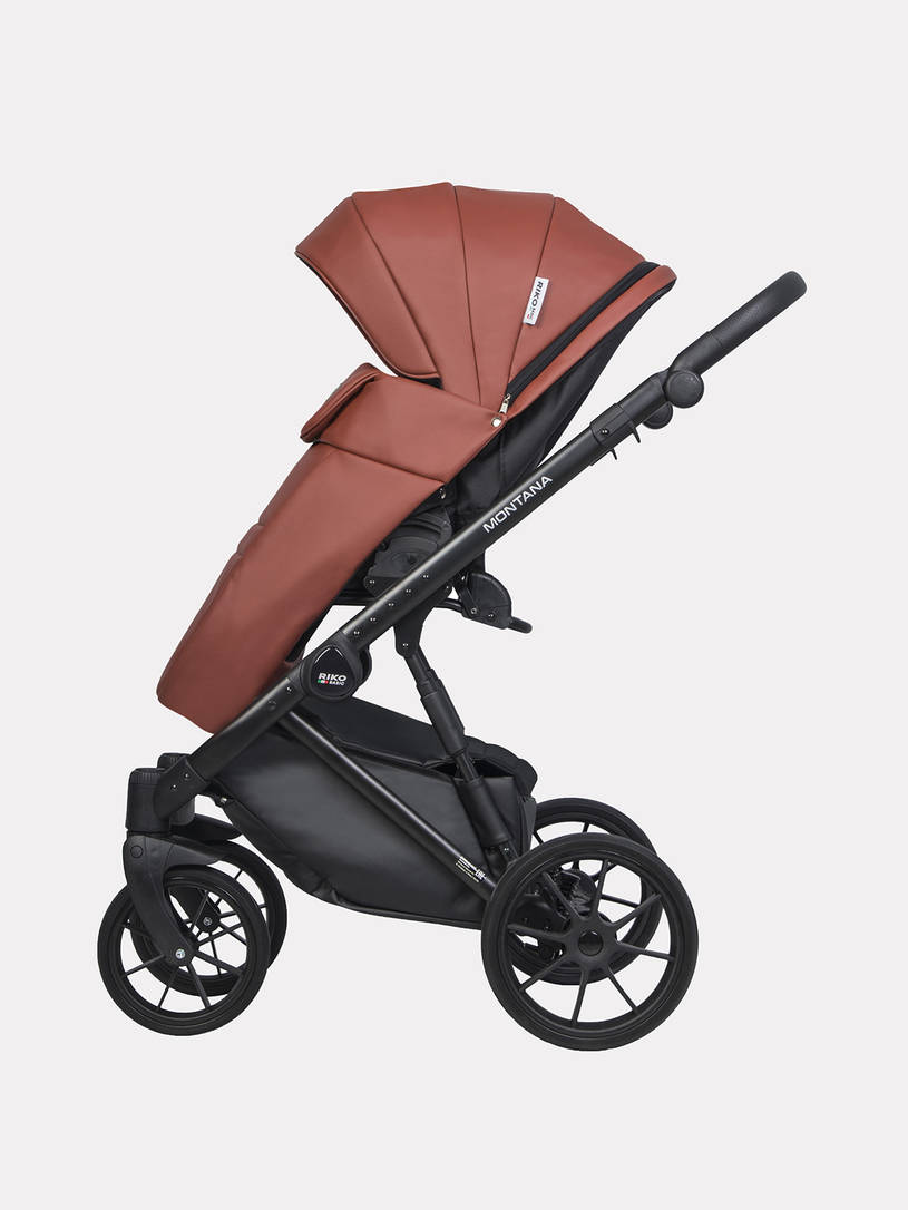 Коляска 2 в 1 Riko Basic Montana Ecco 17, Maroon