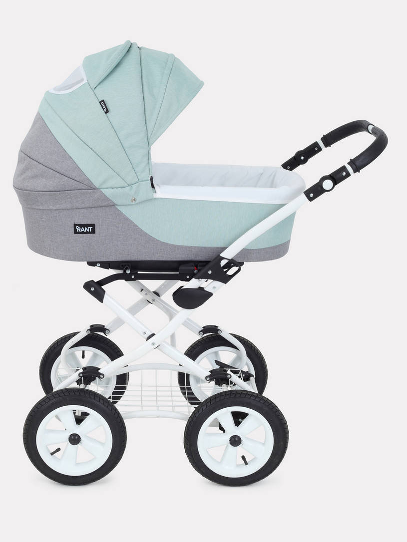 Коляска 2 в 1 Rant Siena Classic 08 серый-ментоловый
