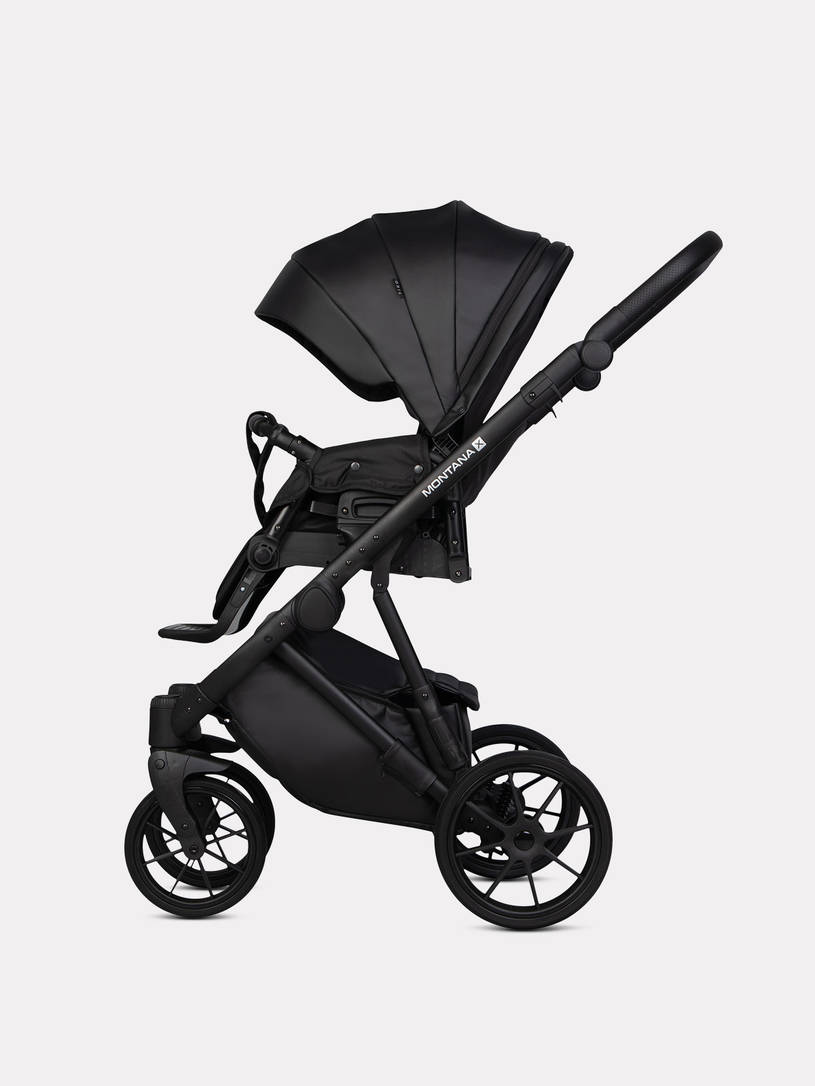 Коляска 2 в 1 Riko Basic Montana Ecco X 12 Black