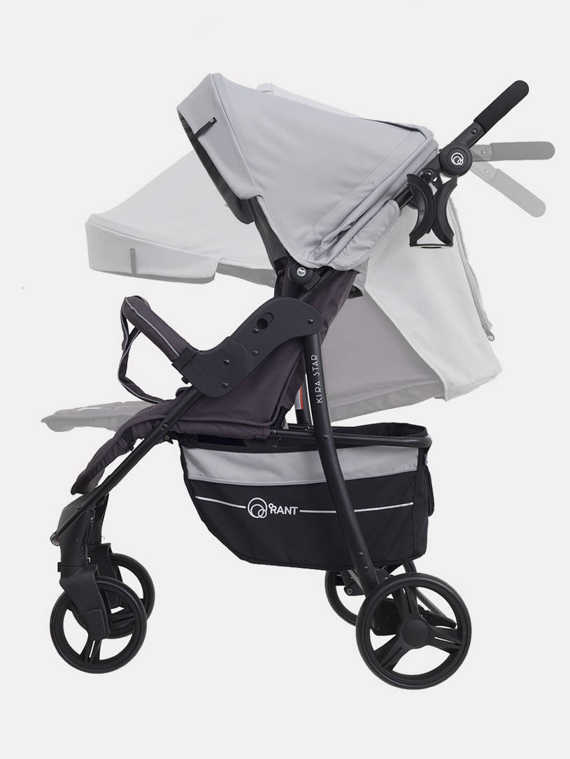 Коляска прогулочная Rant Kira Star Soft Grey. Цвет: Серый