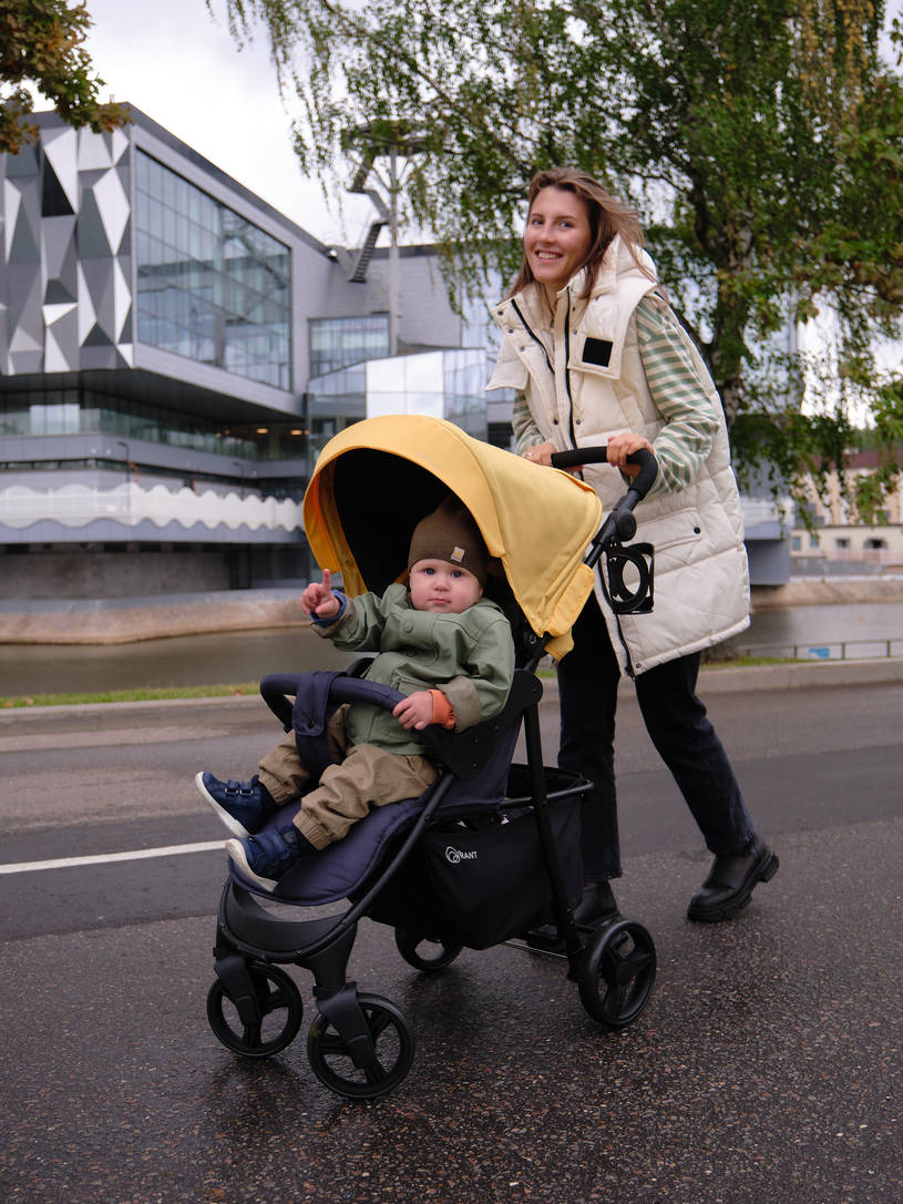 Коляска прогулочная Rant Basic Kira Yellow