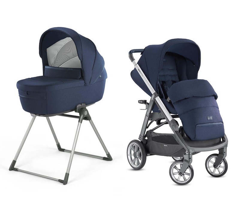 Коляска 2 в 1 Inglesina Aptica  с подставкой под люльку Stand Up,  Portland Blue