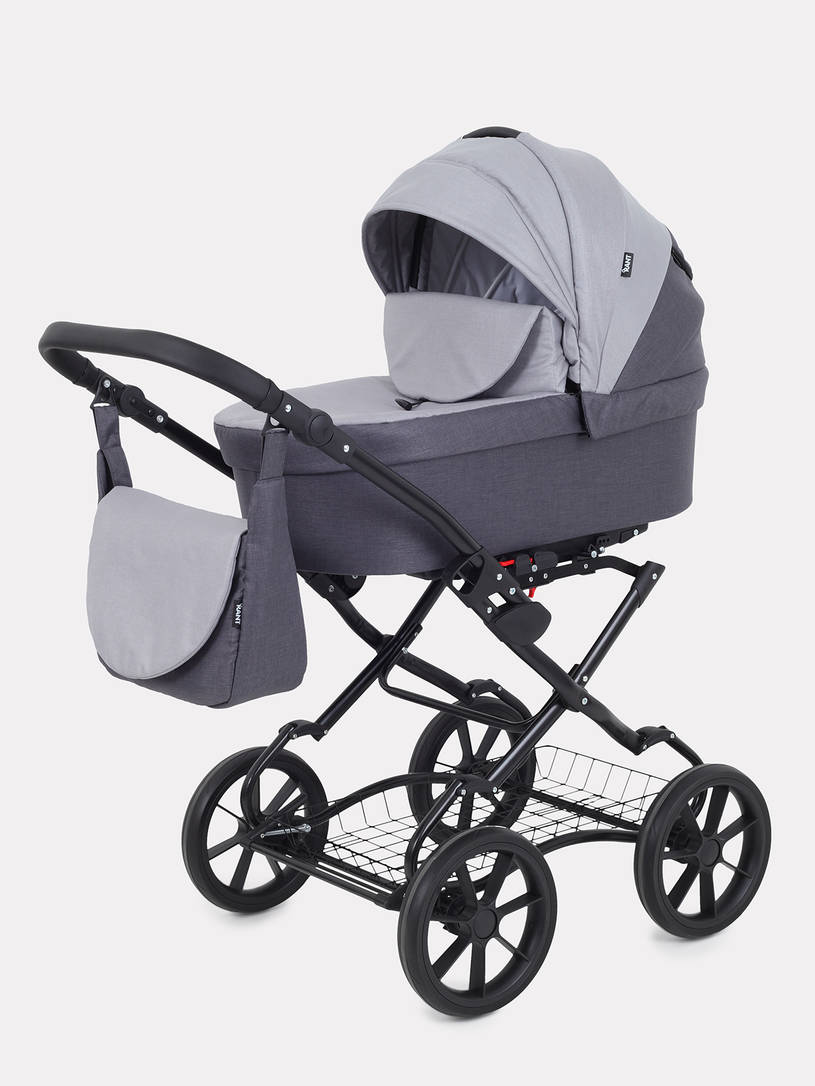 Коляска 2 в 1 Rant Dream Classic 2024 02 темно-серый - светло-серый