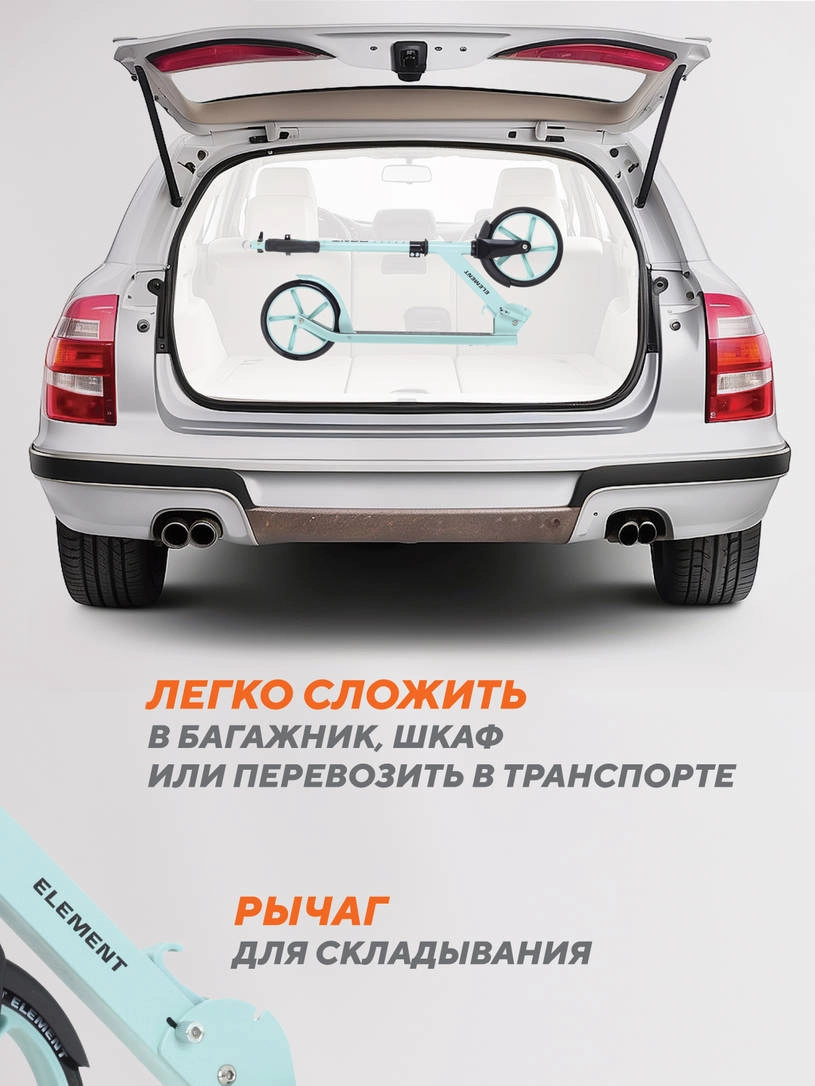 Самокат 2-х колесный Rant Element фисташковый