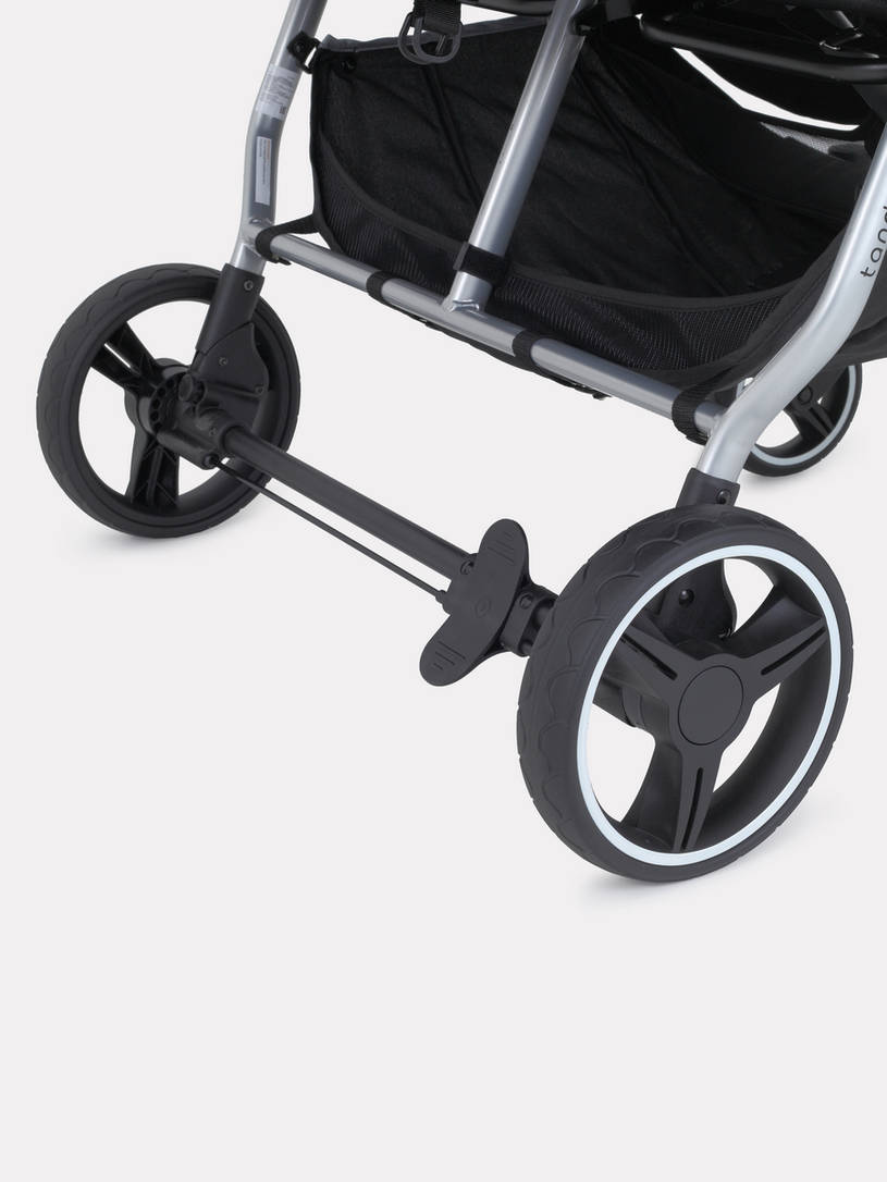 Коляска для близнецов MOWBABY Tandem MB170 Black