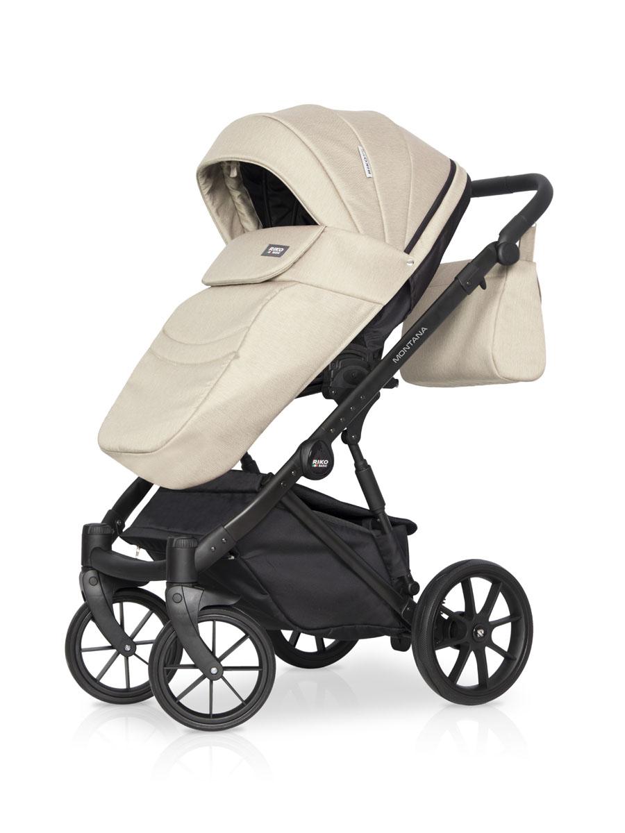 Коляска 3 в 1 Riko Basic Montana 02 бежевый