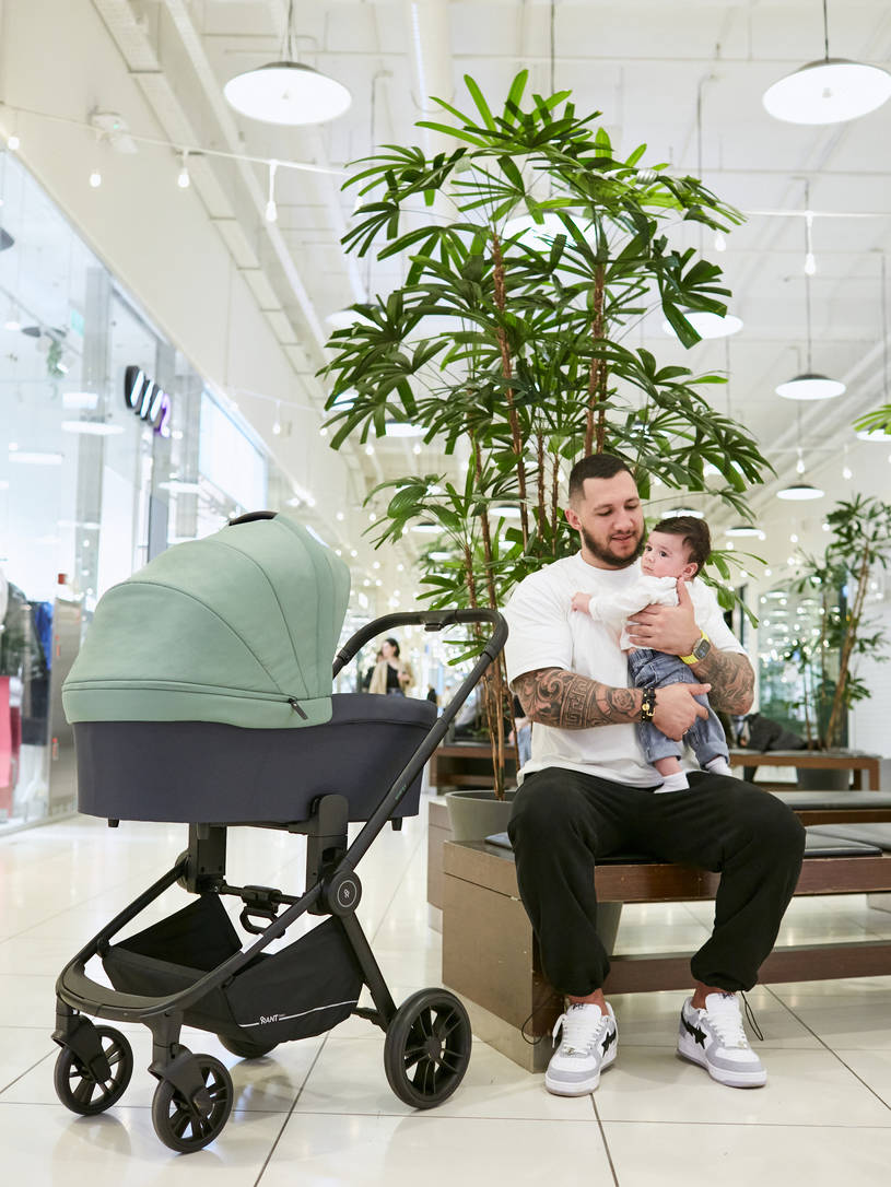 Коляска 3 в 1 Rant Basic Energy Green