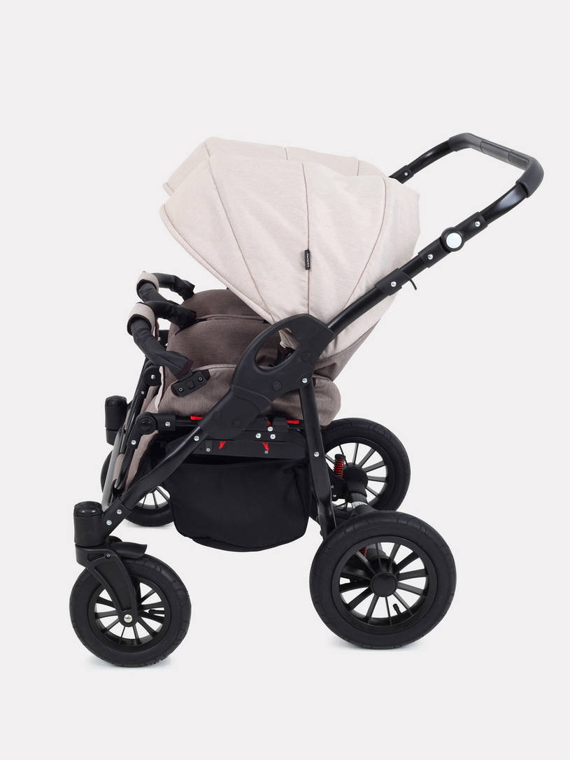 Коляска для двойни 2 в 1 Rant Siena Duo 02 коричневый-бежевы