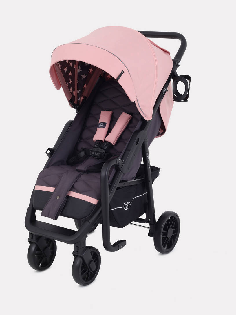 Коляска прогулочная Rant Vega Star Cloud Pink. Цвет: Розовый