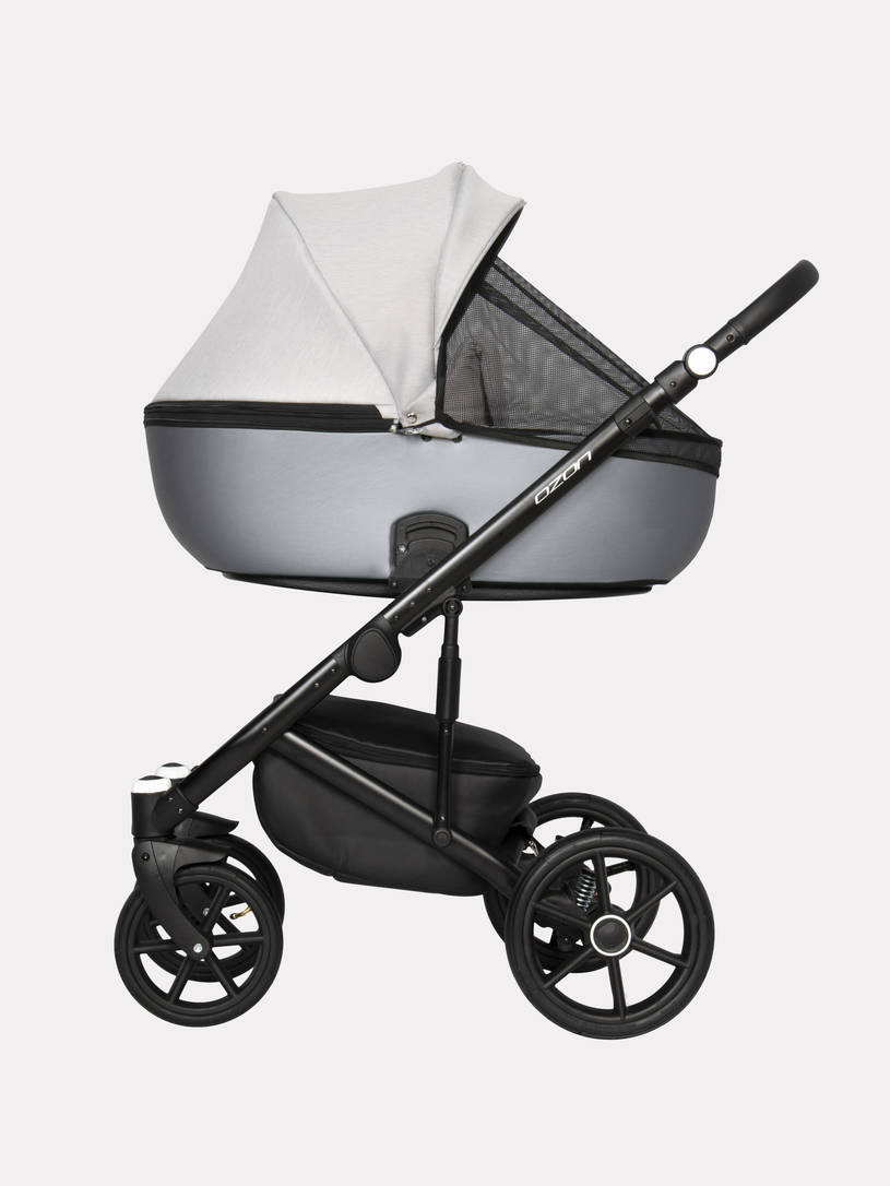 Коляска 2 в 1 Riko Basic Ozon Shine 03 серый
