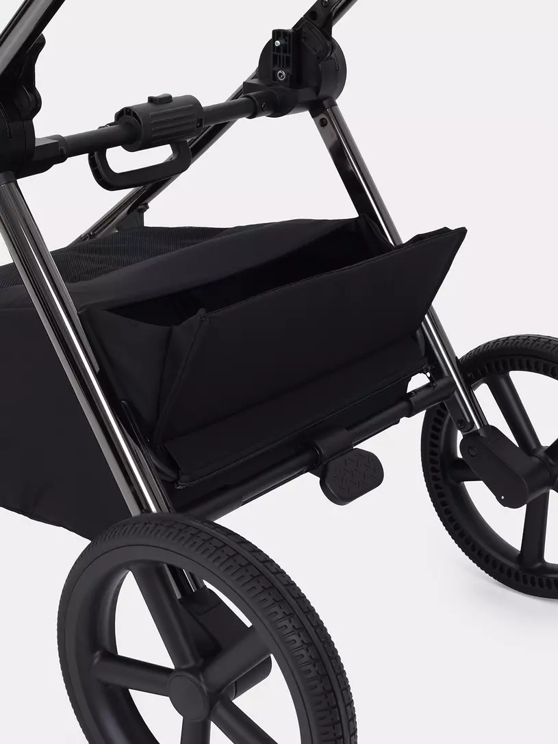 Коляска 2 в 1 Rant Teo Black Chrome Black