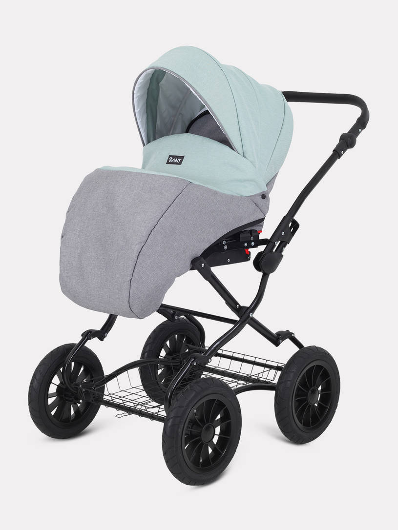 Коляска 2 в 1 Rant Siena Classic 2024 10 серый-ментоловый