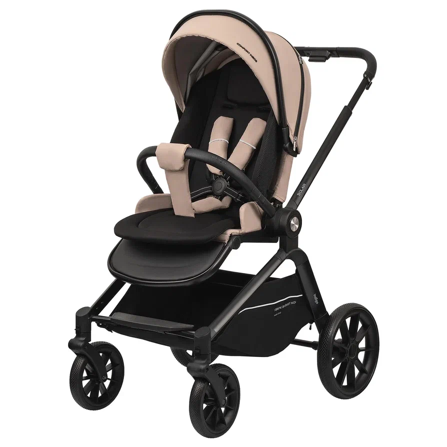 Коляска 2 в 1 Indigo SOLAR бежевый