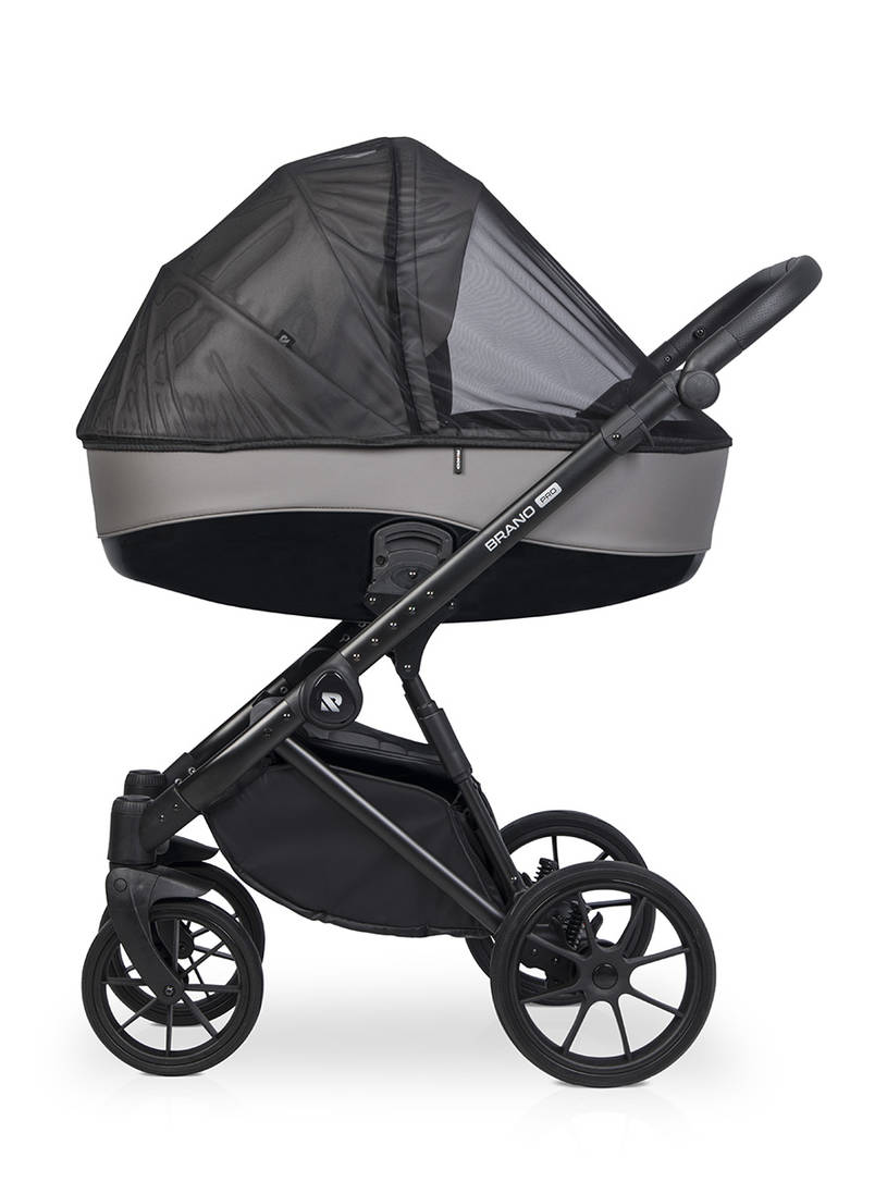 Коляска 2 в 1 Riko Brano Pro, 01 Anthracite