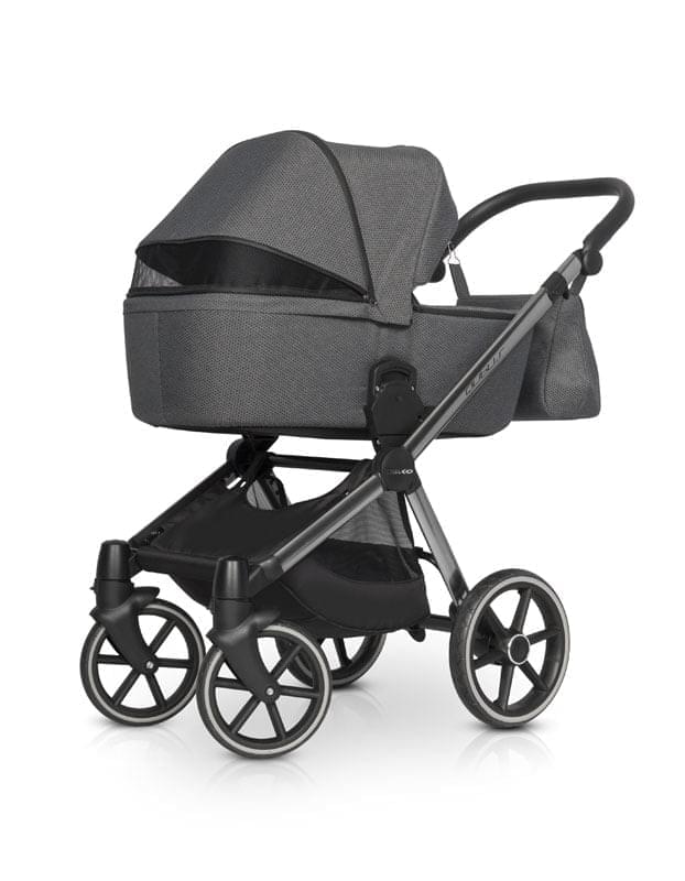 Коляска 2 в 1 Riko Qubus 02 темно-серый
