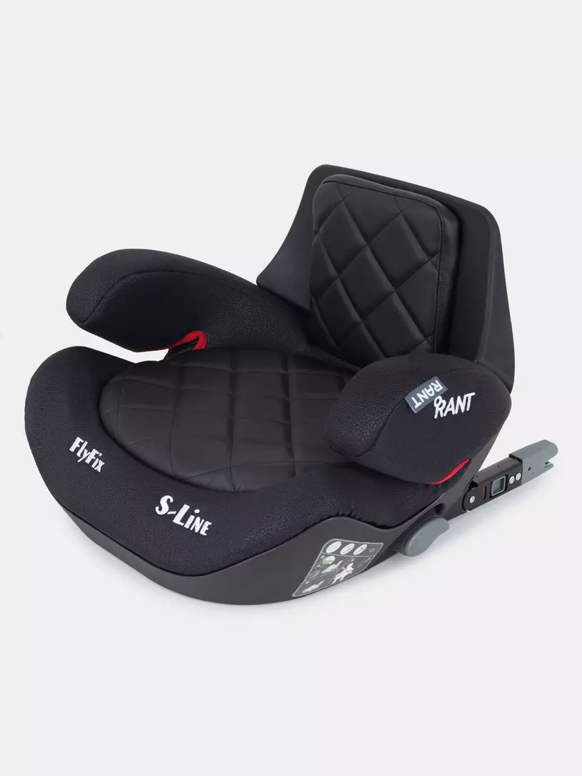 Автокресло Rant Flyfix группа 2-3 (15-36 кг), цвет: черный