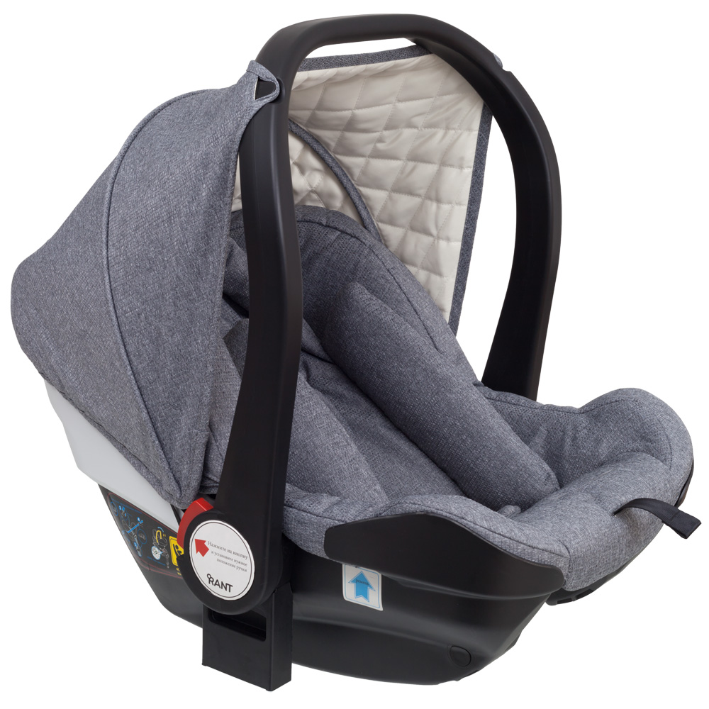 Коляска 3 в 1 Rant Flex Grand Koala Grey темно-серый