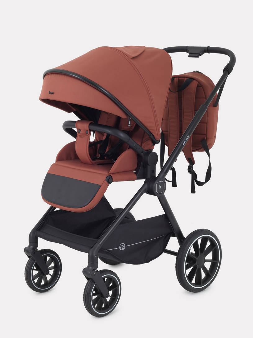 Коляска 2 в 1 Rant Moss Maroon brown