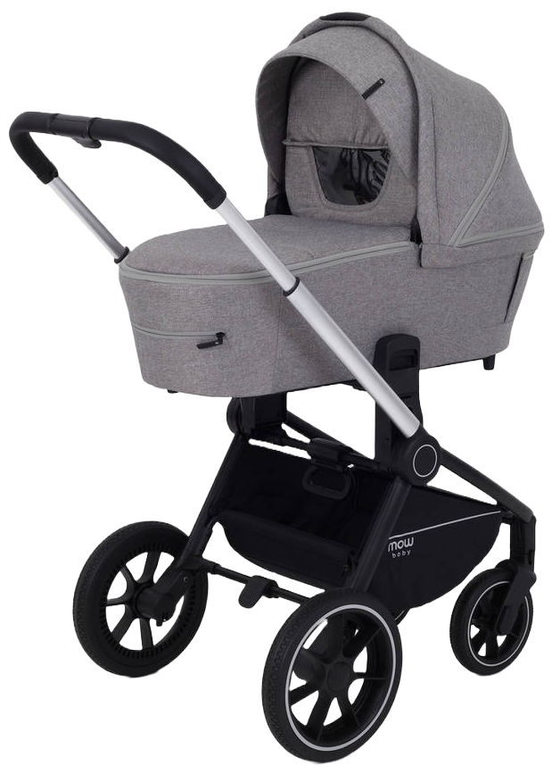 Коляска 3 в 1 MOWBaby ZOOM PU RA087 Silver Beige