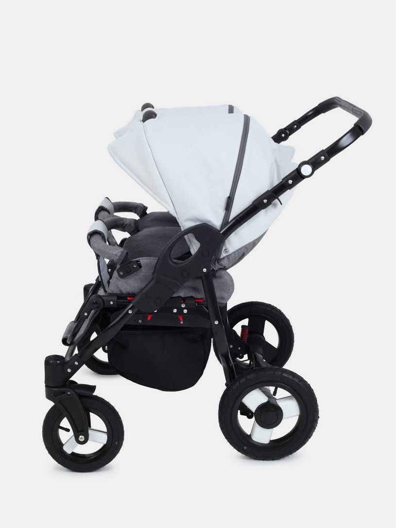 Коляска для двойни 2 в 1 Rant Dream Duo 01 графит-серый