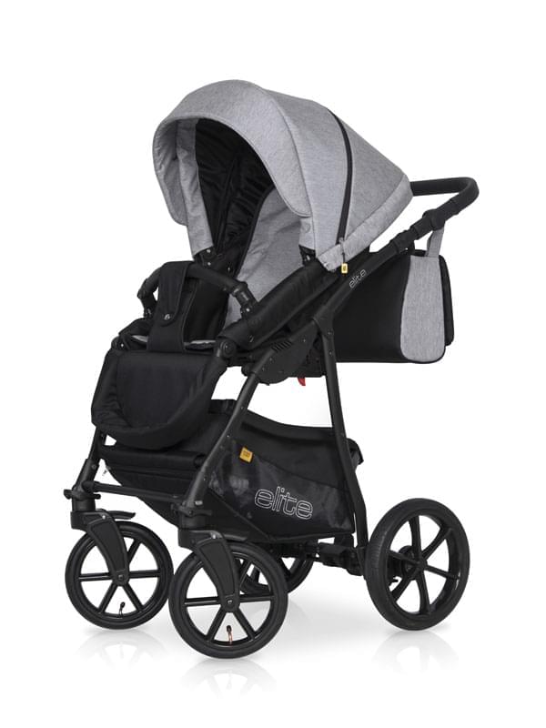 Коляска 2 в 1 Expander Elite 03 Silver светло-серый серый