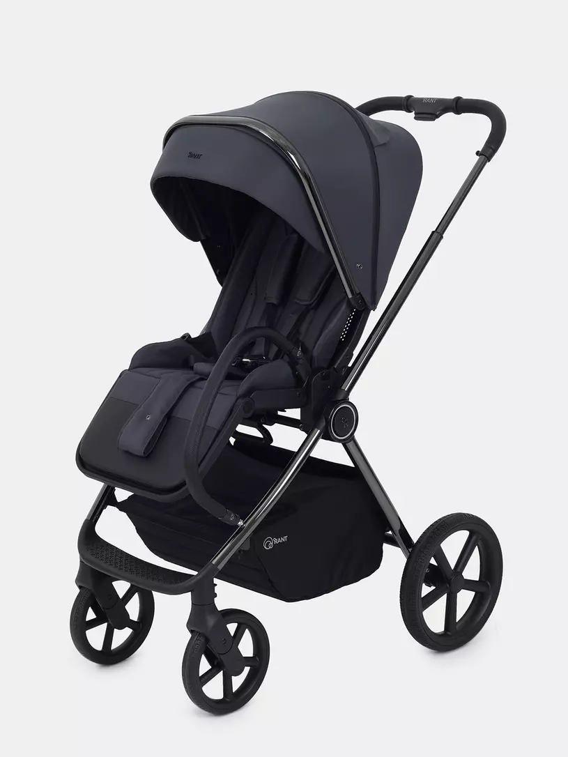 Коляска 2 в 1 Rant Teo Black Chrome Graphite