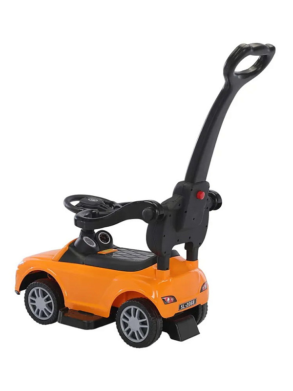 Детская каталка Sevillababy Daytona SL 3 в 1 с ручкой 2068-A orange/оранжевый