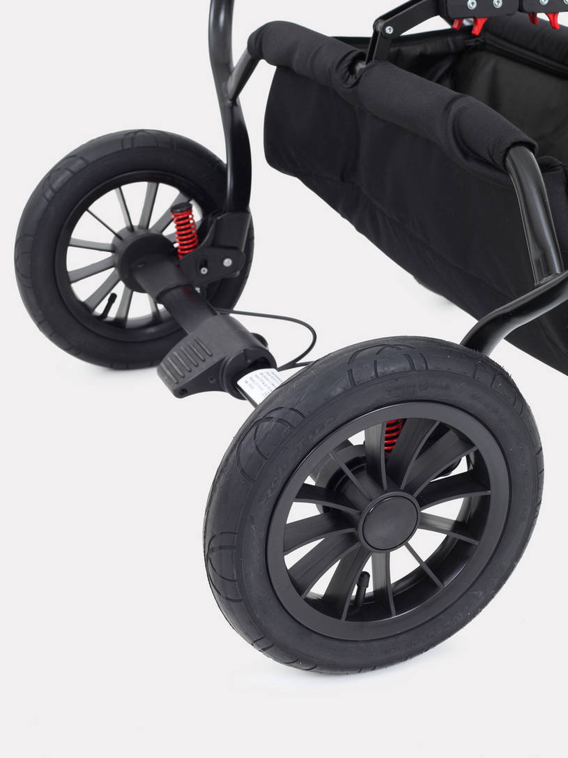 Коляска для двойни 2 в 1 Rant Siena Duo 11 серый-темно-зеленый