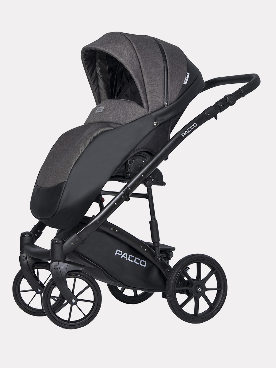 Коляска 3 в 1 RIKO BASIC PACCO 04 Carbon