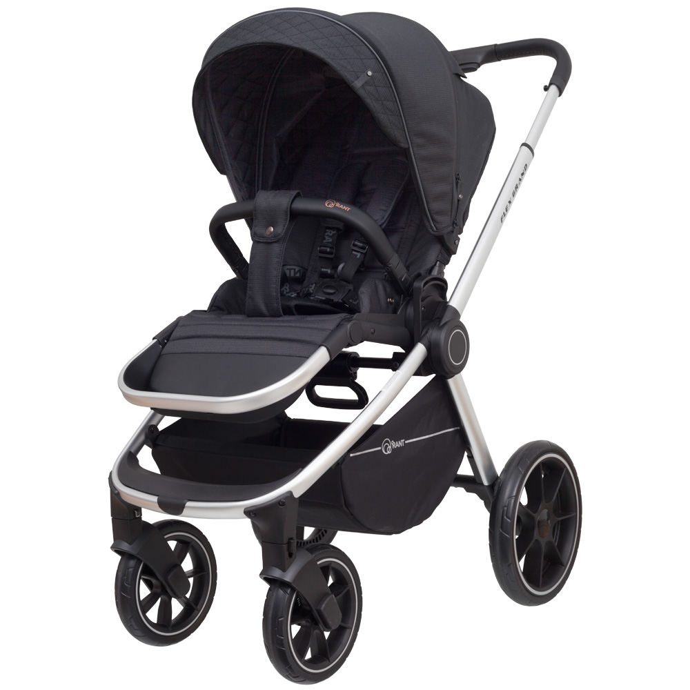 Коляска 3 в 1 Rant Flex Grand Midnight Black черный