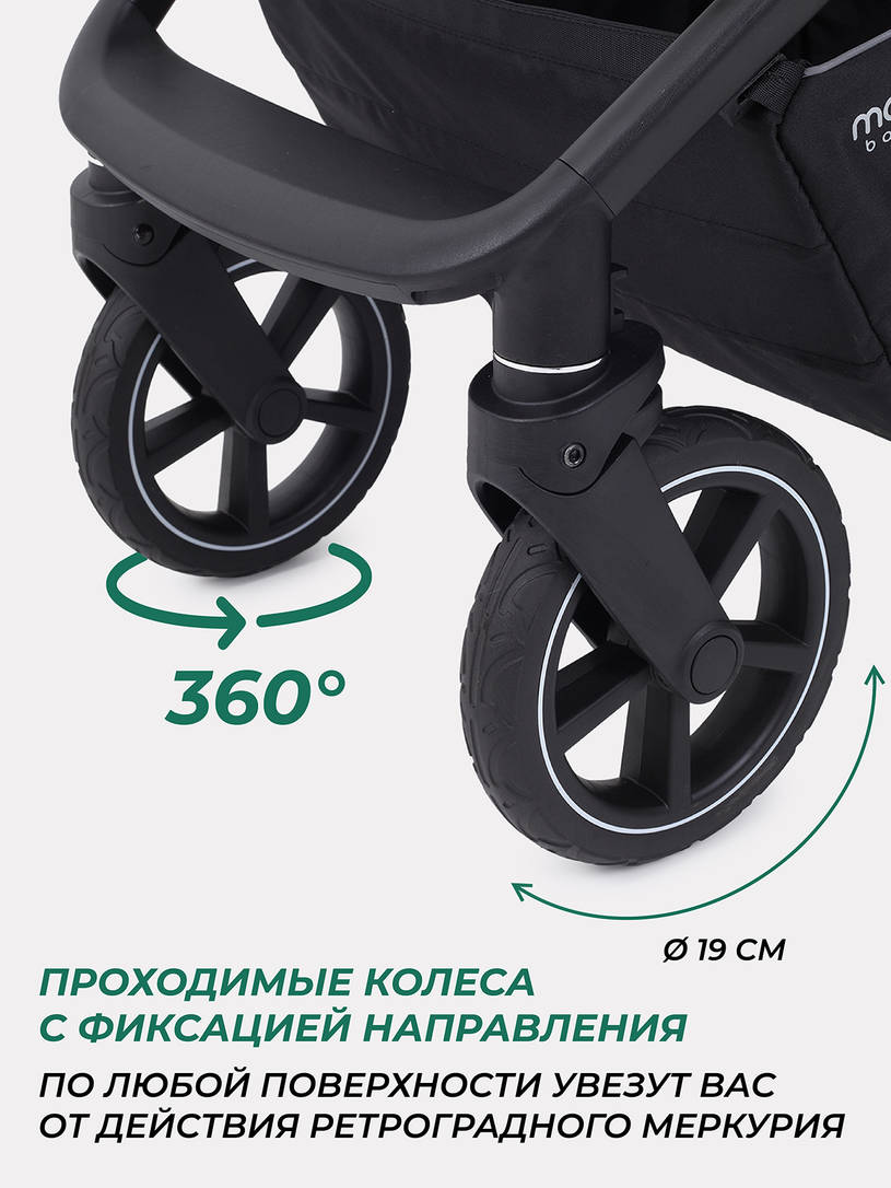 Коляска прогулочная Mowbaby Trail Carbon