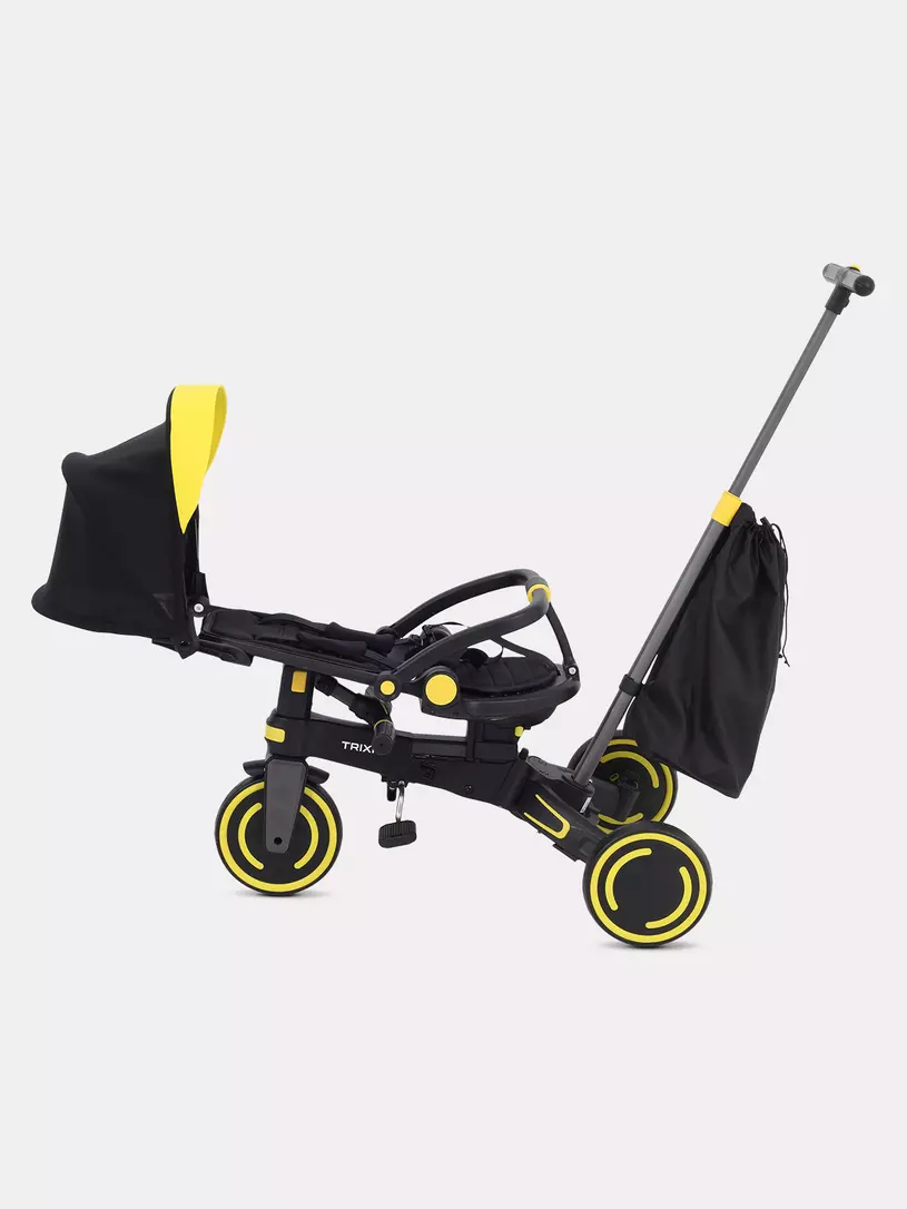 Велосипед 3-х колесный Mowbaby Trixie Black-yellow