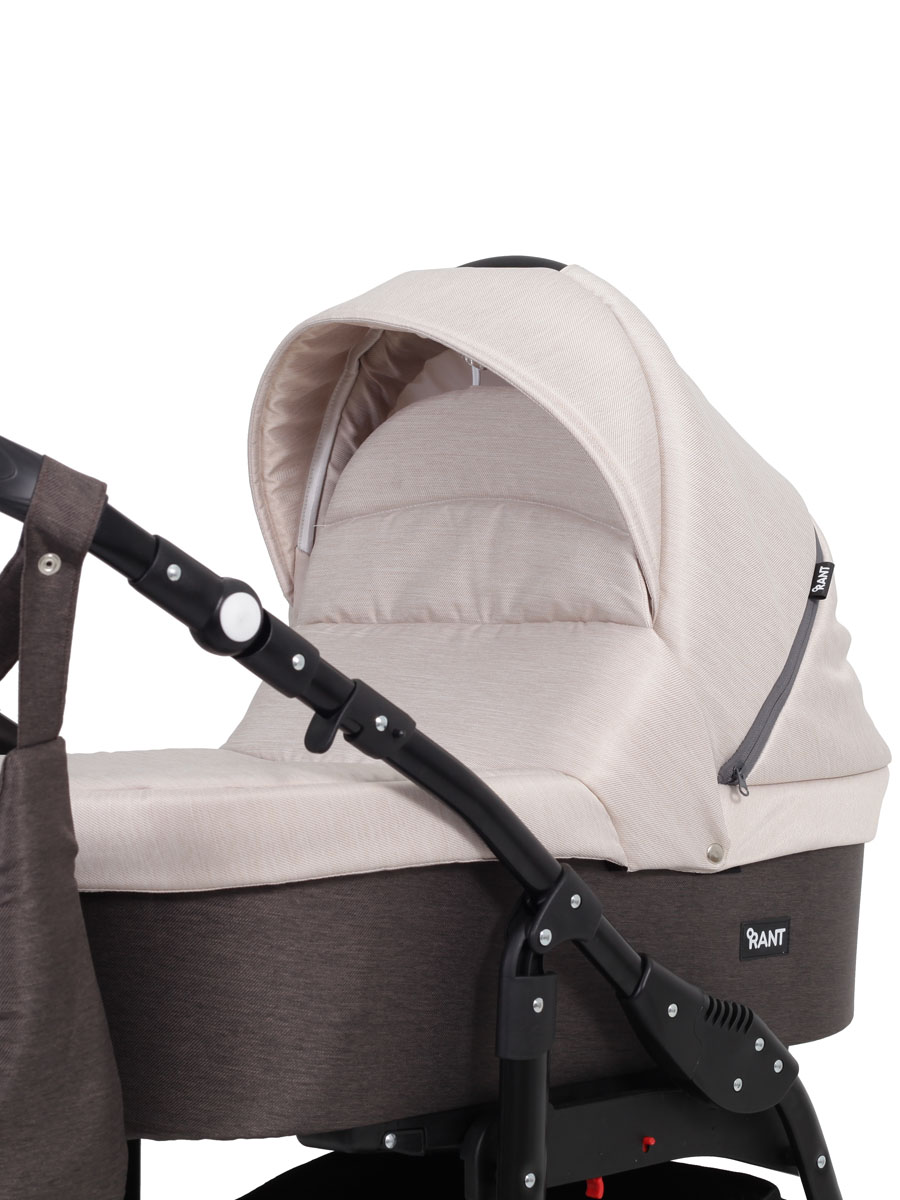 Коляска 3 в 1 Rant Dream 05 коричневый-бежевый