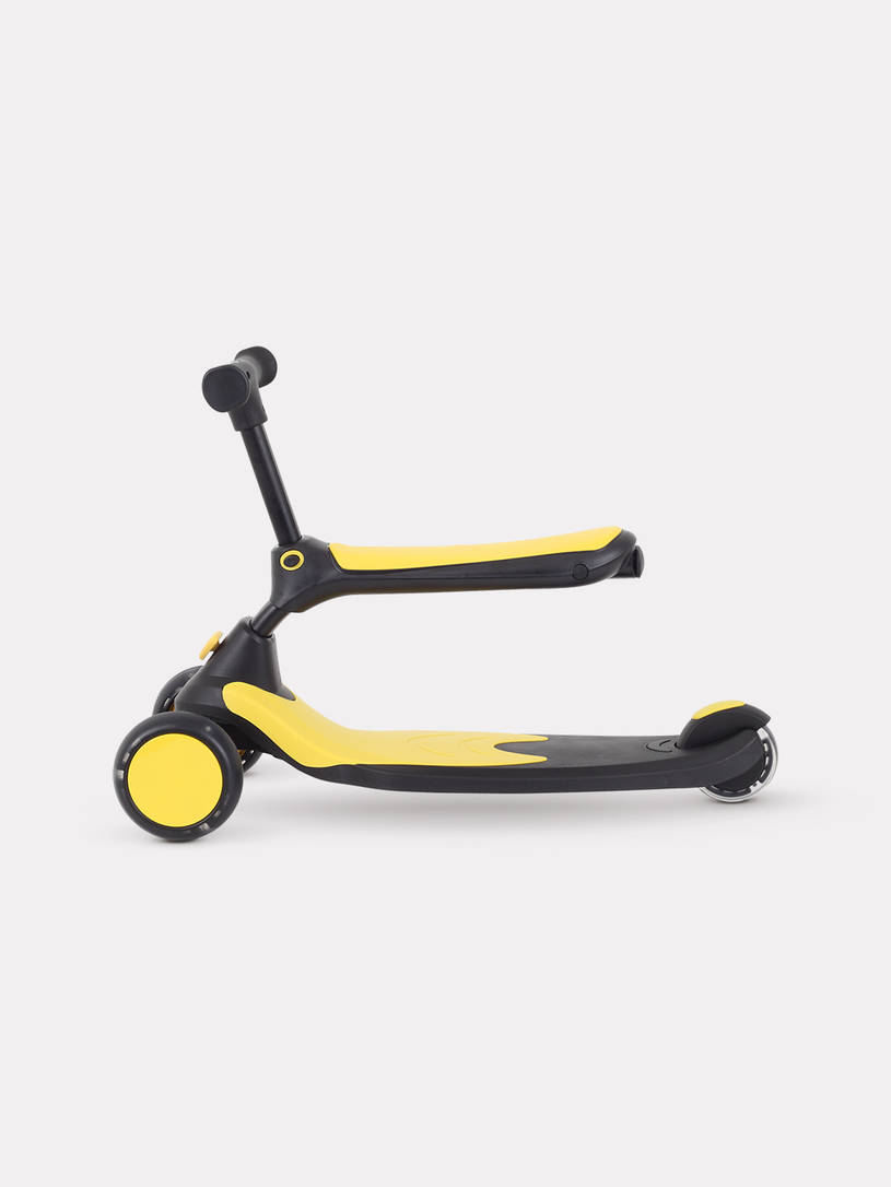 Cамокат 3-х колесный Rant Rider Plus black-yellow