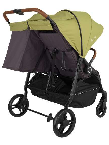 Коляска прогулочная для двойни Rant Twinny RA151 Olive. Цвет: Зеленый