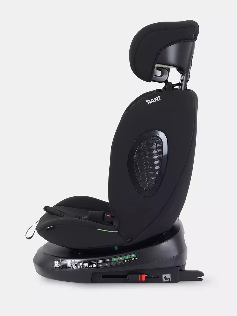 Автокресло Rant Helix isofix группа 0/1/2/3 (40-150 см; 0-36 кг), Black