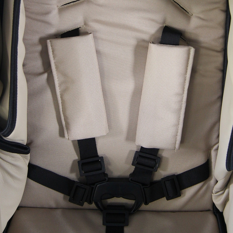 Детская коляска Sevillababy Tisso 2 в 1 бежевый экокожа