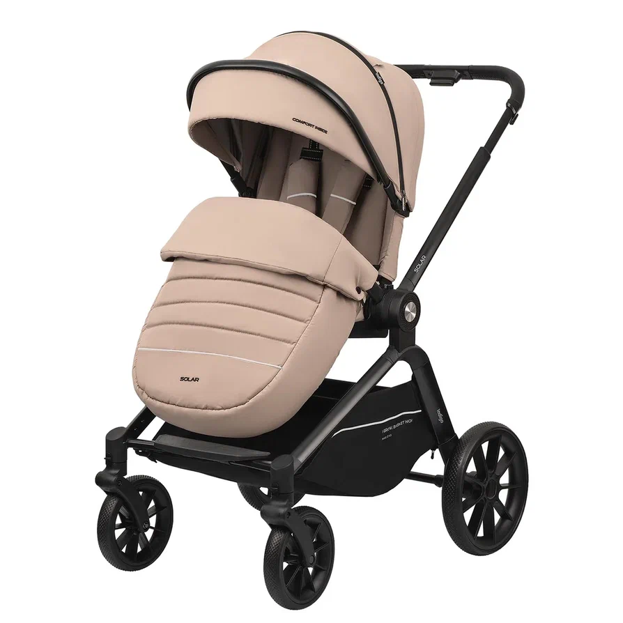 Коляска 2 в 1 Indigo SOLAR бежевый