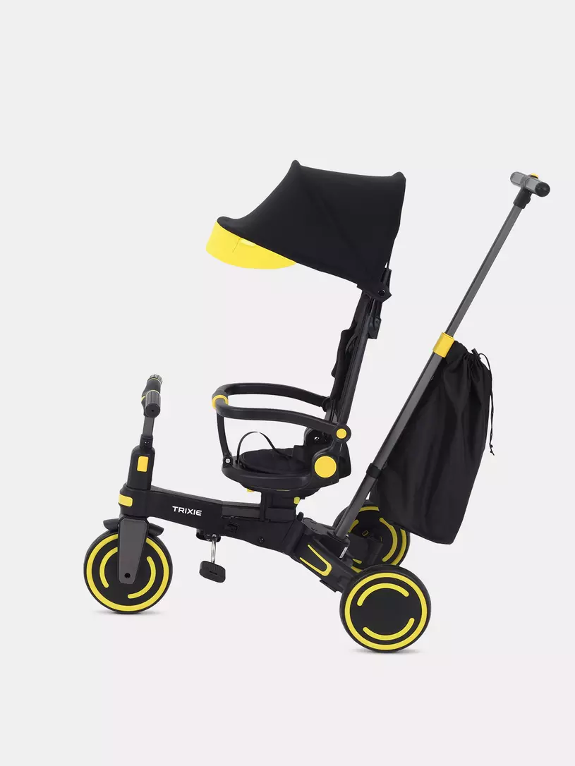 Велосипед 3-х колесный Mowbaby Trixie Black-yellow