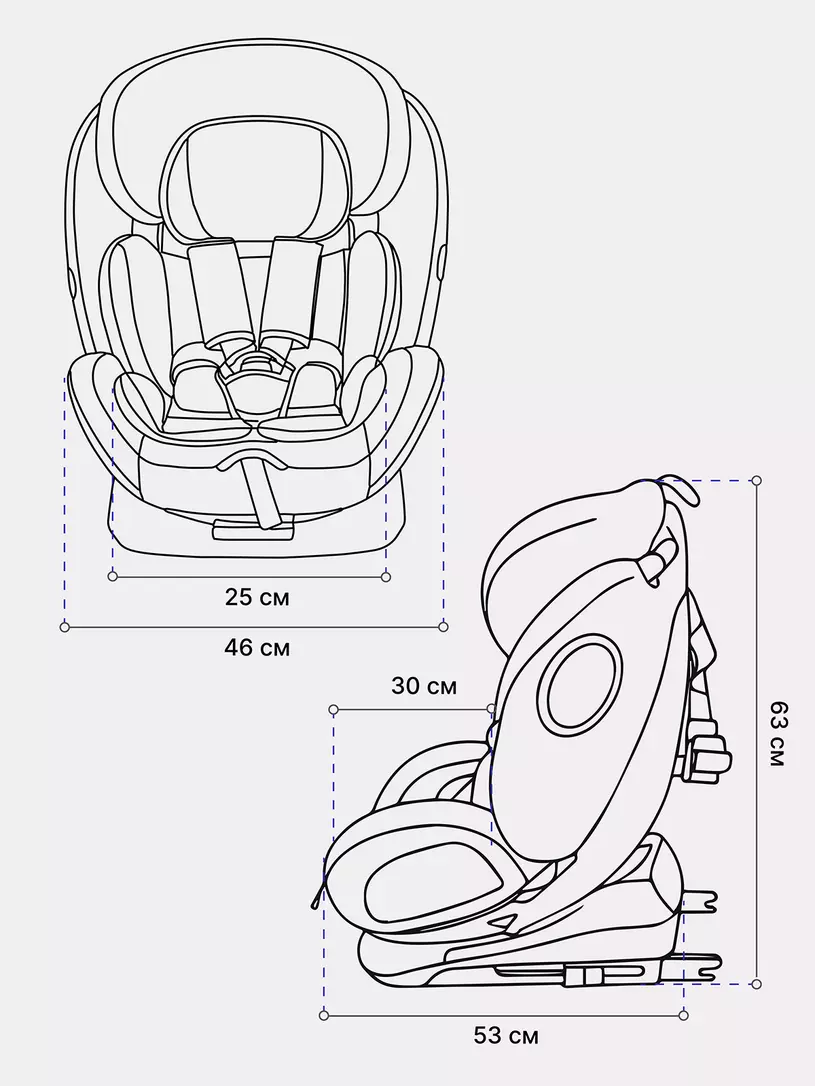Автокресло Rant Basic Twist Next isofix группа 0+/1/2/3 (0-36 кг) Beige