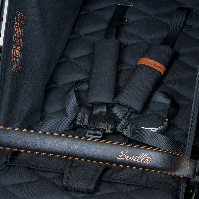 Детская прогулочная коляска Sevillababy Ellion черный