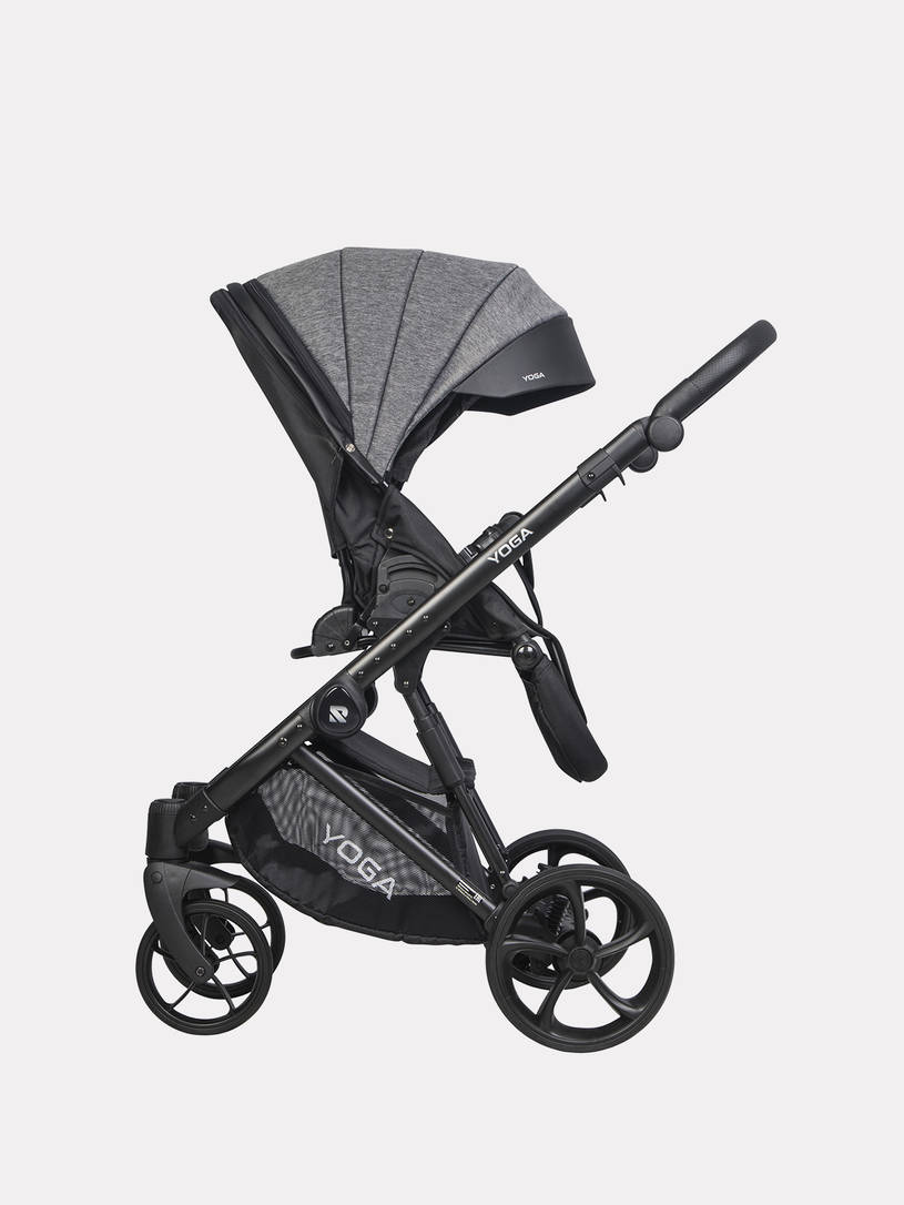 Коляска 2 в 1 Riko Basic YOGA, 01 ГРАФИТ
