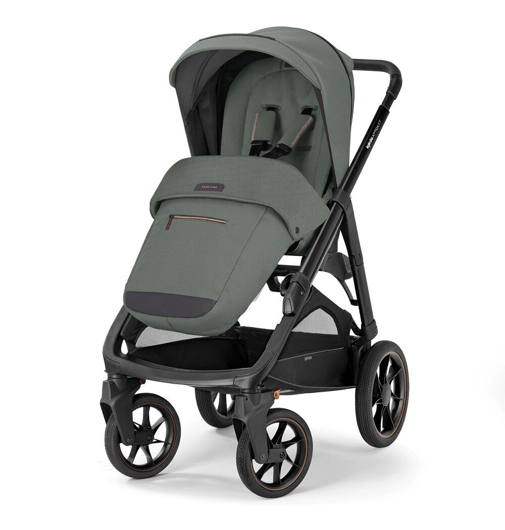 Коляска 3 в 1 i-Size Inglesina Aptica XT New с подставкой под люльку Standup, Taiga Green