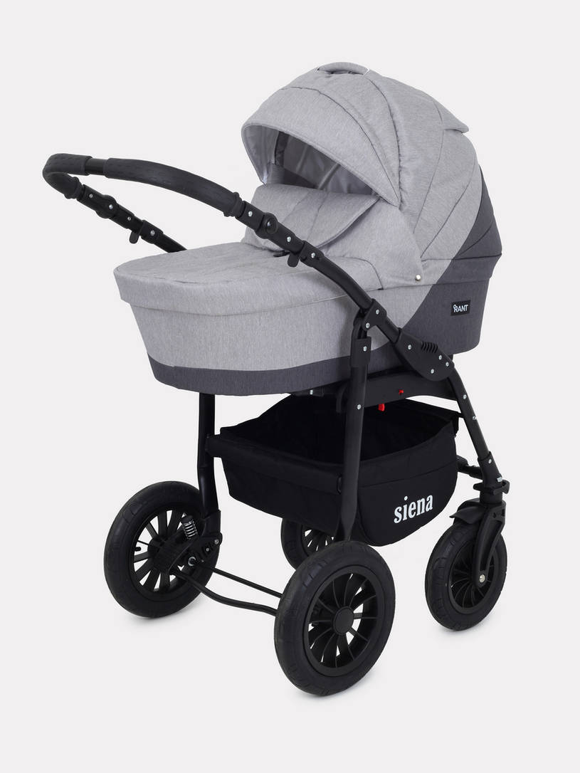 Коляска 2 в 1 Rant Siena 04 графит-серый