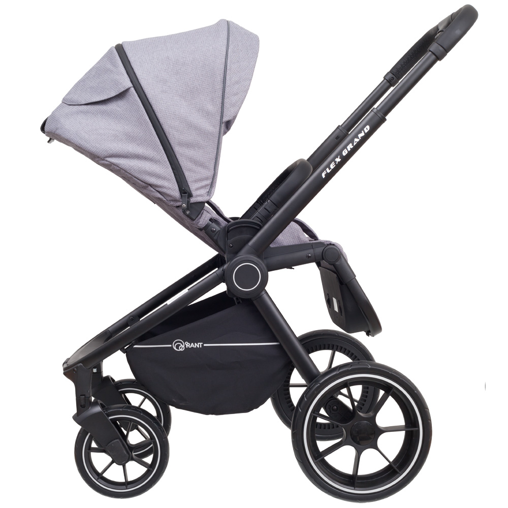 Коляска 3 в 1 Rant Flex Grand Mercury Grey серый