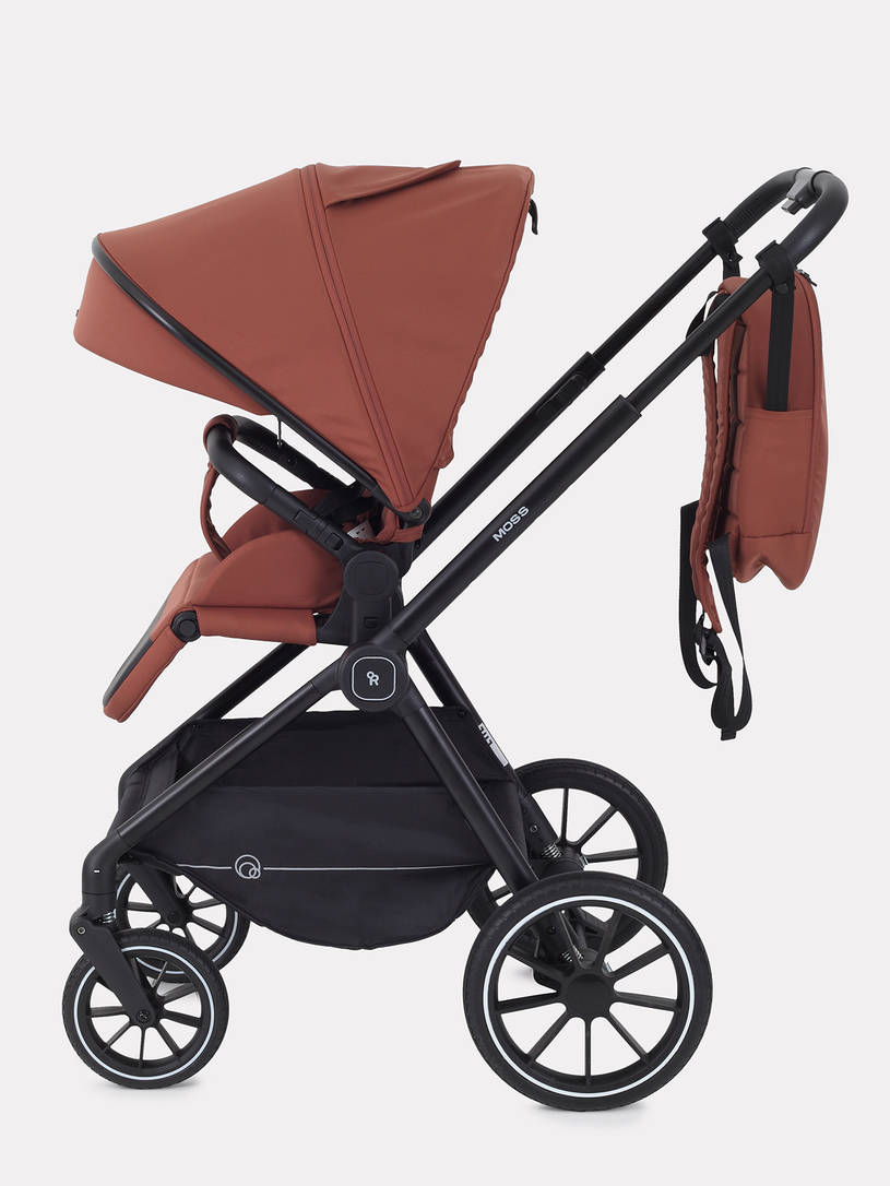 Коляска 2 в 1 Rant Moss Maroon brown