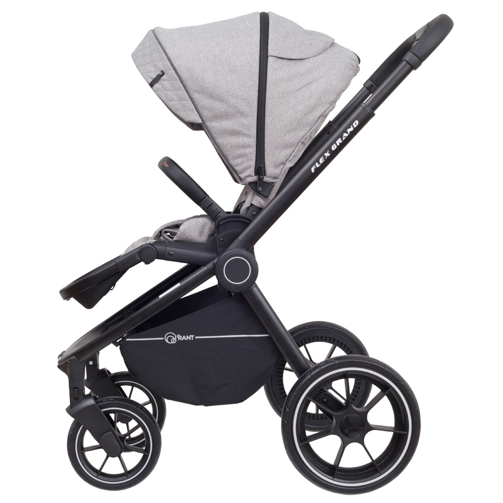 Коляска 3 в 1 Rant Flex Grand Mineral Silver темно-серый