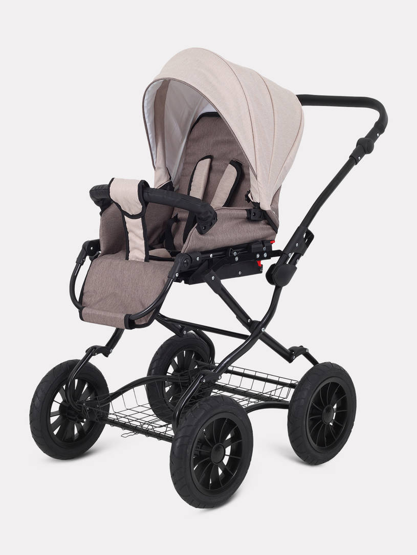Коляска 2 в 1 Rant Siena Classic 2024 09 коричневый-бежевый